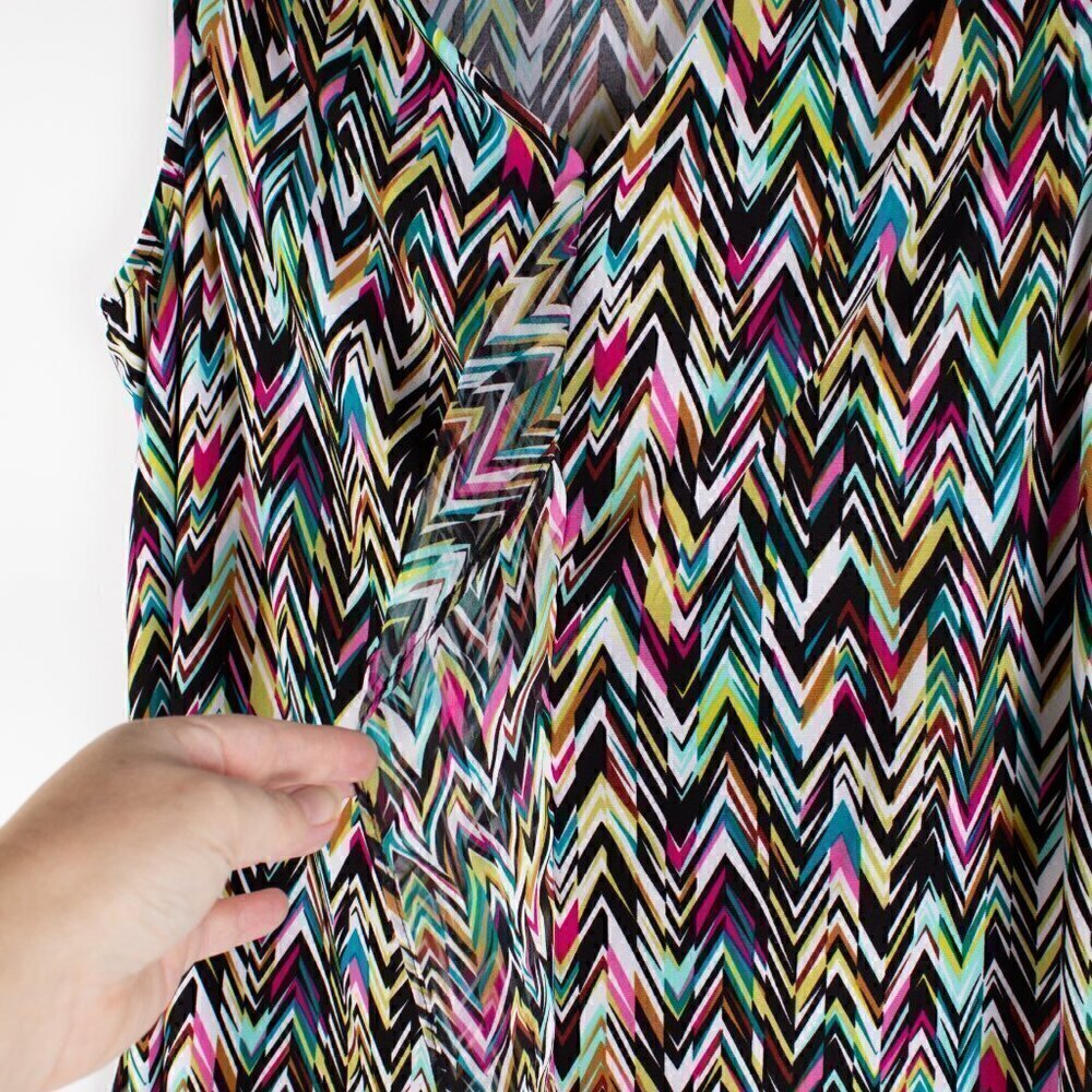 Roz & Ali Sleeveless Blouse Size 1X - Picture 3 of 8